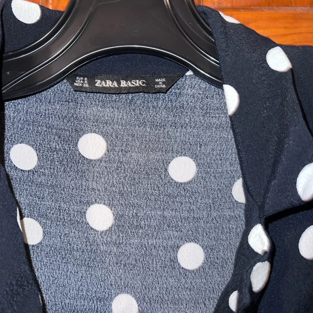 Zara TRF Polka Dot Playsuit Romper Small - Picture 3 of 4